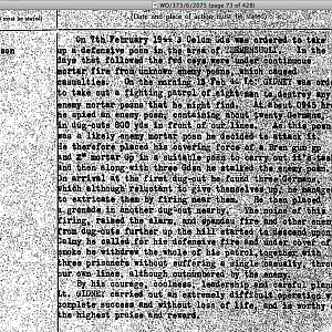 GIDNEY, George Acheson, 219052, Lieutenant, 3 CG, MC