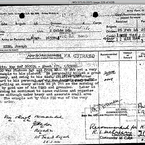 KIDD, Joseph, 2655948, Acting Serjeant, 2 CG, MM