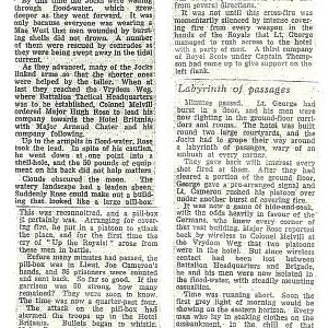 'Dandy Ninth' Night Attack Britannia Hotel, Flushing, 1944; Scan 2.