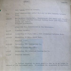 A-B Who's Who of senior German Army officers (Birley's Bible)