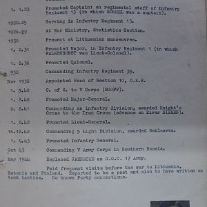 A-B Who's Who of senior German Army officers (Birley's Bible)