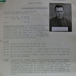 A-B Who's Who of senior German Army officers (Birley's Bible)