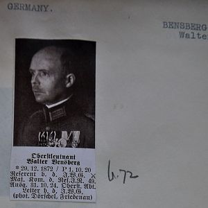 A-B Who's Who of senior German Army officers (Birley's Bible)