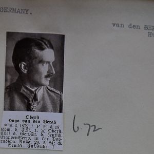 A-B Who's Who of senior German Army officers (Birley's Bible)