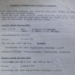 A-B Who's Who of senior German Army officers (Birley's Bible)