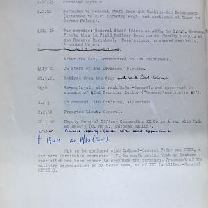 A-B Who's Who of senior German Army officers (Birley's Bible)