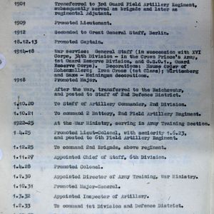 A-B Who's Who of senior German Army officers (Birley's Bible)