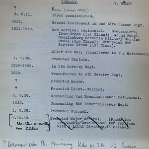 A-B Who's Who of senior German Army officers (Birley's Bible)