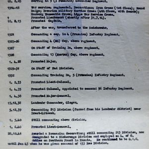 C-E Who's Who of senior German Army officers (Birley's Bible)