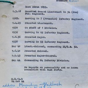 C-E Who's Who of senior German Army officers (Birley's Bible)