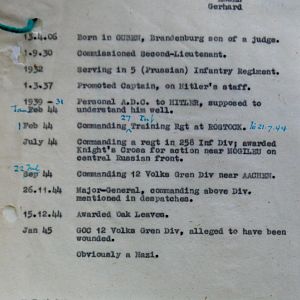 C-E Who's Who of senior German Army officers (Birley's Bible)