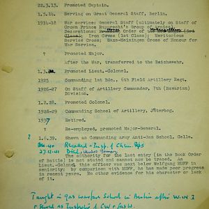 (T-Z) Who's Who of senior German Army officers (Birley's Bible)