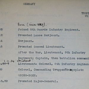 (T-Z) Who's Who of senior German Army officers (Birley's Bible)