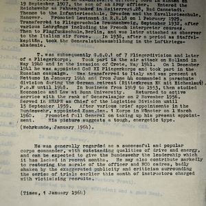 (T-Z) Who's Who of senior German Army officers (Birley's Bible)