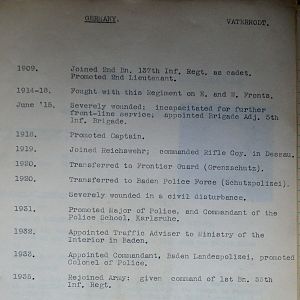 (T-Z) Who's Who of senior German Army officers (Birley's Bible)