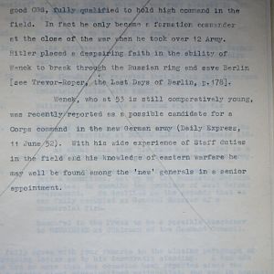 (T-Z) Who's Who of senior German Army officers (Birley's Bible)