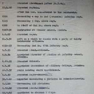 (T-Z) Who's Who of senior German Army officers (Birley's Bible)