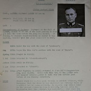 (T-Z) Who's Who of senior German Army officers (Birley's Bible)