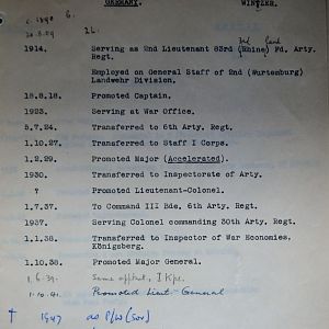 (T-Z) Who's Who of senior German Army officers (Birley's Bible)