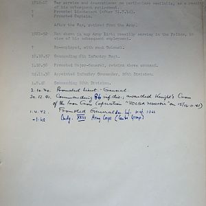 (T-Z) Who's Who of senior German Army officers (Birley's Bible)