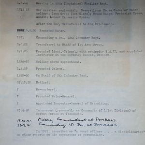 (T-Z) Who's Who of senior German Army officers (Birley's Bible)