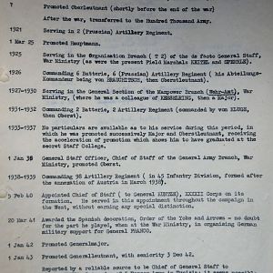 (T-Z) Who's Who of senior German Army officers (Birley's Bible)