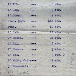 7th.9th Royal Scots.  18 Platoon Ammunition G1098.