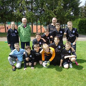 Mike with The winning team