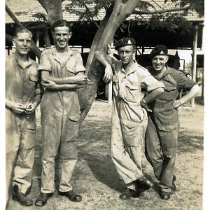 Pte Ronald Sheard Left 146th RAC India 1944