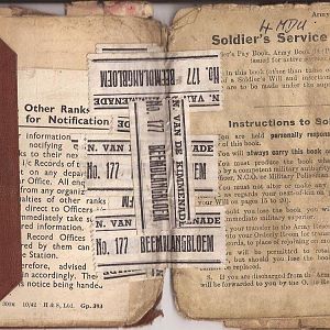 soldiers service book