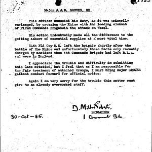 84 Fd Coy RE - Major Groves - Medal Recommendation - page 3