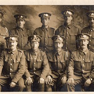 Robert ASC Front row 2nd from left WW1