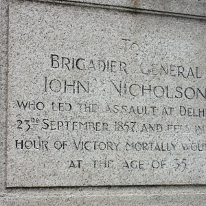Memorial, Lisburn, Brigadier-General John Nicholson (11 December 1822 – 23 September 1857)