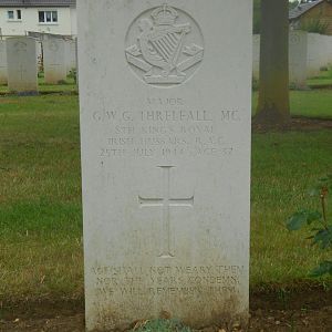 Major G.W.G. THRELFALL. MC