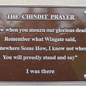 The Chindit Prayer.