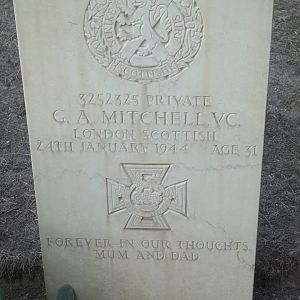 C.A. Mitchell VC R.I.P x