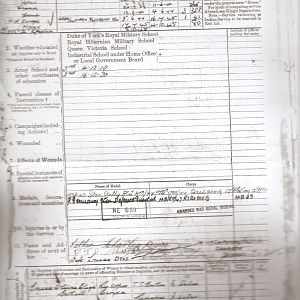Spr Edward Albert Dyos - Army Records