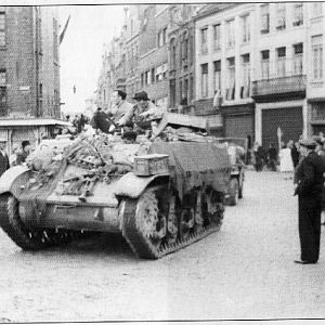 23rd Hussars liberating Malines/Mechelen
