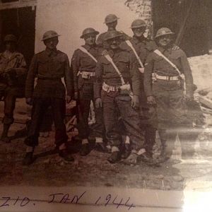Anzio Jan 1944 ( Tom Brown second from right)
