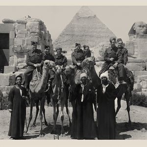 Reg Elliott 4758451   Photo   6 York&Lancs   Cairo (2nd left)