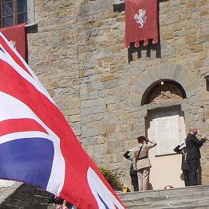The Last Post Cortona Monument To The Fallen 06 07 2014