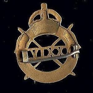 24th Lancers Enamel back