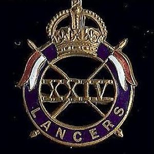 24th Lancers Enamel front