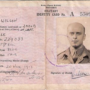 Jacob Wilson Military ID