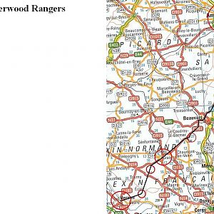 Sherwood Rangers   August 1944 route ideas 5