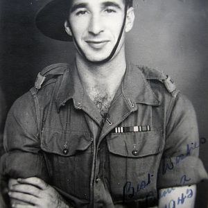 W.O. 'Joe', Crozier. M.M. Rangoon, Burma, 1945.