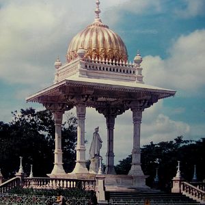 Maharajah's statue, Mysore.