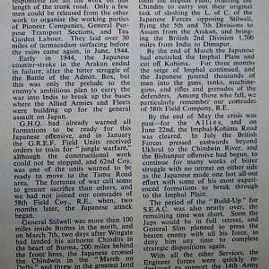 Brief history part two.