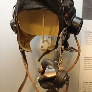 IWM - RAF Pilot headgear