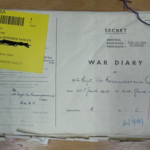 4 Recce Regt War Diary March 1943